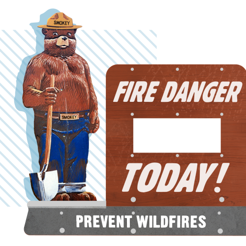 Fire danger level today